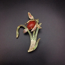 Show details for Copper or Brass Gold Plated Brooche Shopping