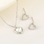 Show details for Irresistible White Platinum Plated 2 Piece Jewelry Set