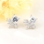 Picture of Funky Small Cubic Zirconia Stud Earrings