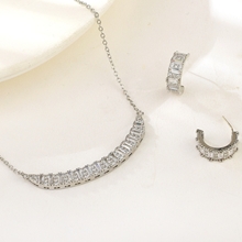 Show details for Latest Geometric Cubic Zirconia 2 Piece Jewelry Set