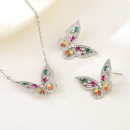 Show details for Charming Colorful Delicate 2 Piece Jewelry Set As a Gift