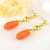 Picture of Zinc Alloy Resin Dangle Earrings from Certified Factory