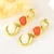 Picture of Delicate Geometric Gold Plated Dangle Earrings