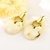 Picture of Classic White Dangle Earrings from Editor Picks