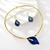 Picture of Famous Party Blue 2 Piece Jewelry Set