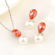 Show details for Unique Swarovski Element Party 2 Piece Jewelry Set