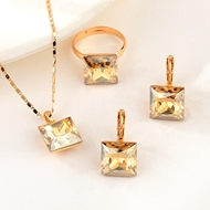 Show details for Party Yellow 3 Piece Jewelry Set with Worldwide Shipping