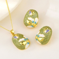 Show details for Good Opal Green 2 Piece Jewelry Set Show details for Good Opal Green 2 Piece Jewelry Set