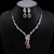 Picture of Bulk Platinum Plated Copper or Brass 2 Piece Jewelry Set Exclusive Online