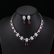 Show details for Party Platinum Plated 2 Piece Jewelry Set with Fast Shipping