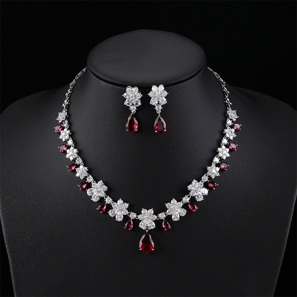 Picture of Party Platinum Plated 2 Piece Jewelry Set with Fast Shipping