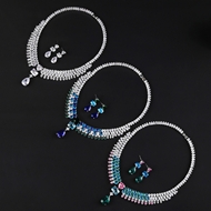 Picture of Impressive Blue Luxury 2 Piece Jewelry Set with Low MOQ