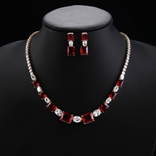 Show details for Luxury Red 2 Piece Jewelry Set at Unbeatable Price