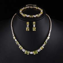 Show details for Sparkly Party Cubic Zirconia 3 Piece Jewelry Set