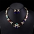 Picture of Filigree Geometric Colorful 2 Piece Jewelry Set