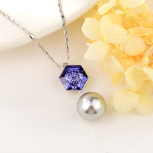 Show details for Copper or Brass Platinum Plated Pendant Necklace with Unbeatable Quality