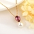 Picture of Amazing Geometric Purple Pendant Necklace