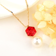 Show details for Great Value Red Fashion Pendant Necklace with Full Guarantee