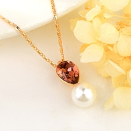 Show details for Filigree Geometric Swarovski Element Pendant Necklace Show details for Filigree Geometric Swarovski Element Pendant Necklace
