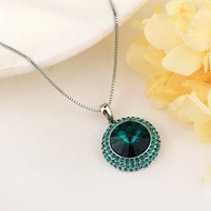 Show details for Great Swarovski Element Fashion Pendant Necklace