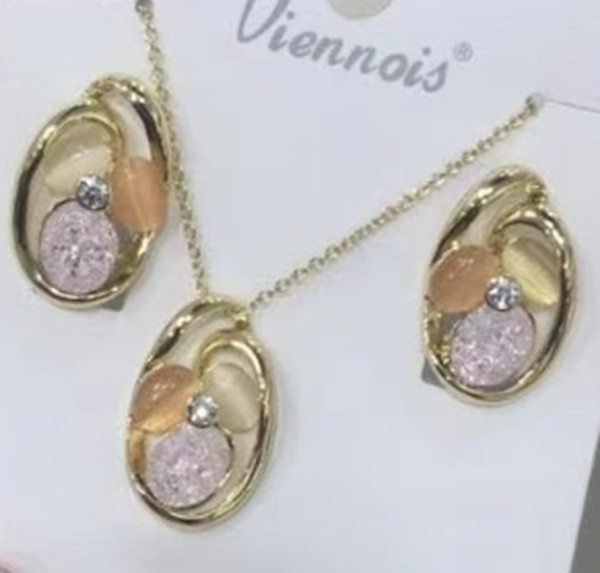 Picture of Charming Simple Party 2 Piece Jewelry Set As a Gift